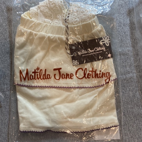 Matilda Jane Kid´s Casual Lace Top In Beige Size 4 NWT - Picture 5 of 9
